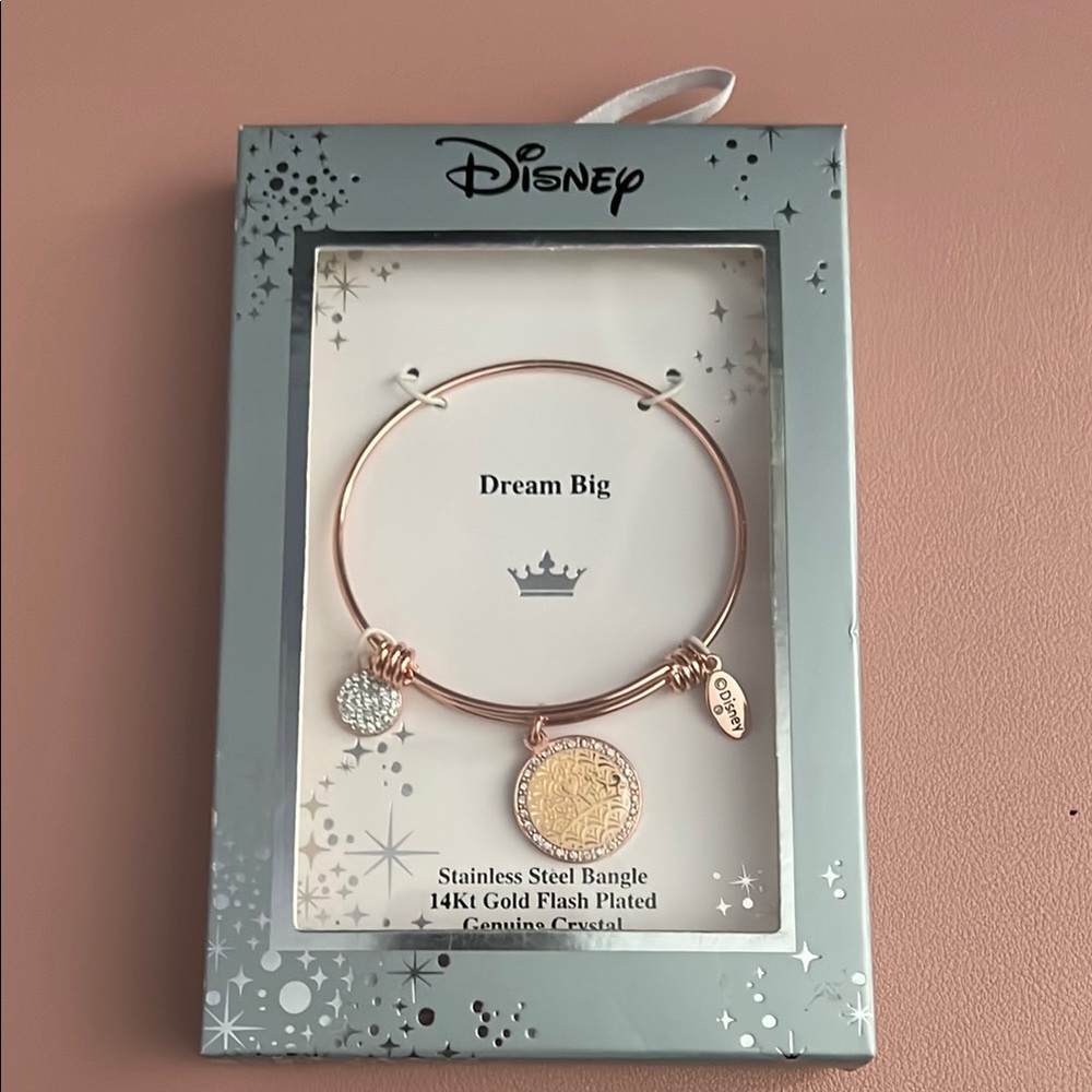 Disney Gold and Silver Charm Bracelet